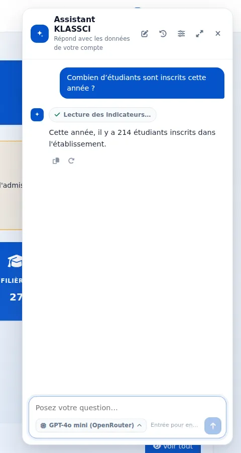 Assistant de l'application — Après